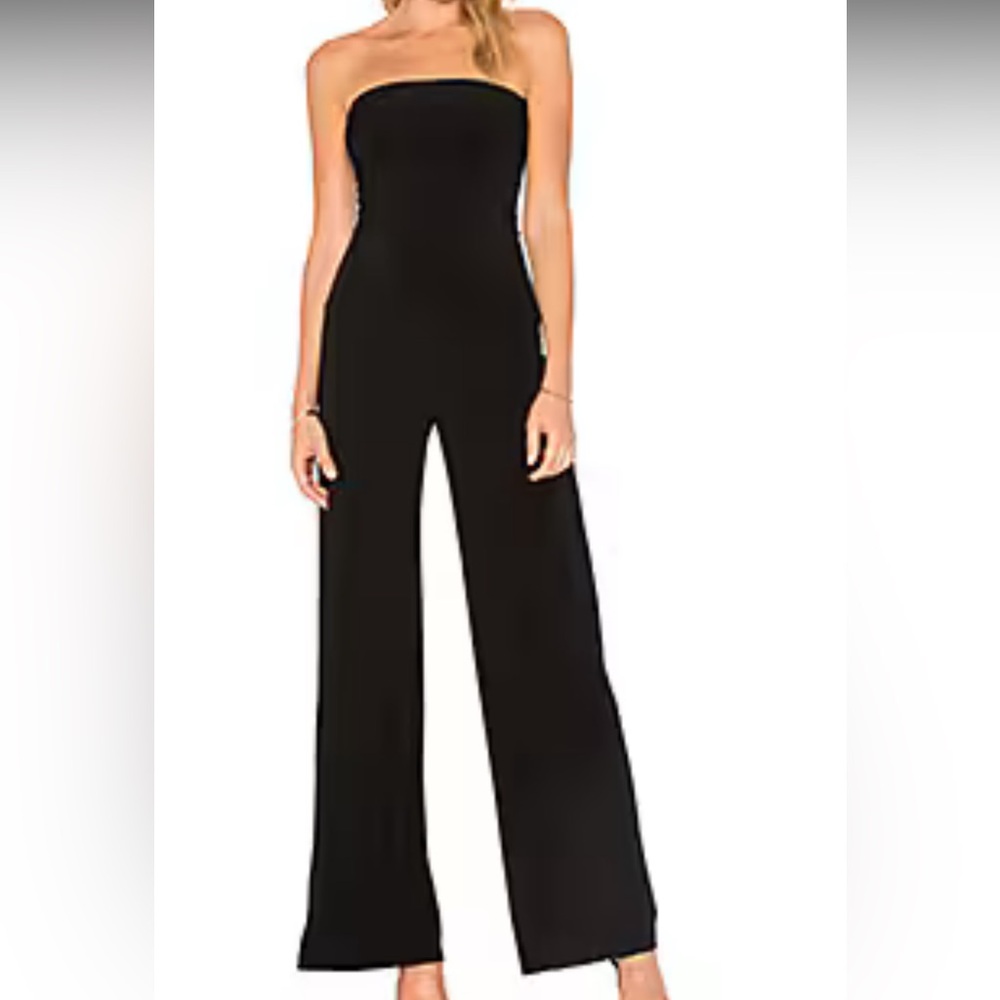 Norma Kamali strapless jumpsuit
